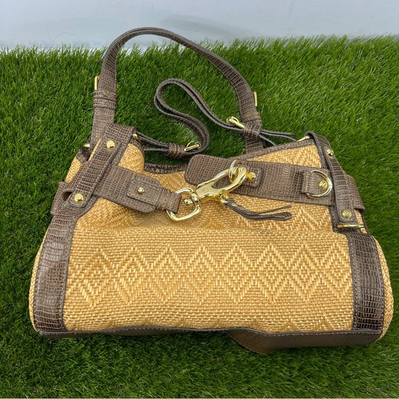 Francesco Biasia Shoulder bag Brown Brown Women’s Authentic - Picture 4 of 10